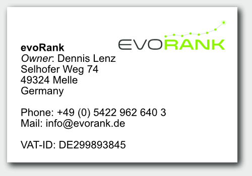evoRank infos